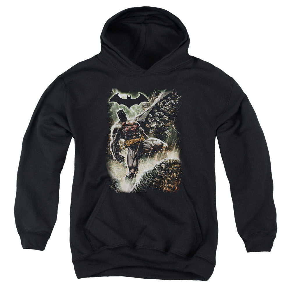 Batman Family Kids Youth Hoodie Black