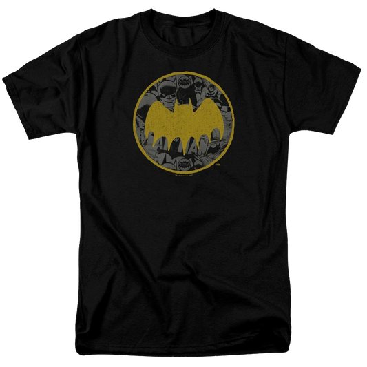Batman Vintage Symbol Collage - Men's Regular Fit T-Shirt