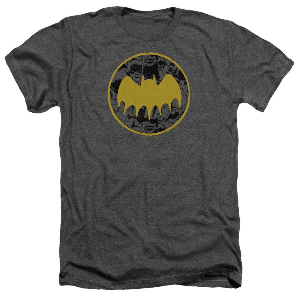 Batman Vintage Symbol Collage - Men's Heather T-Shirt