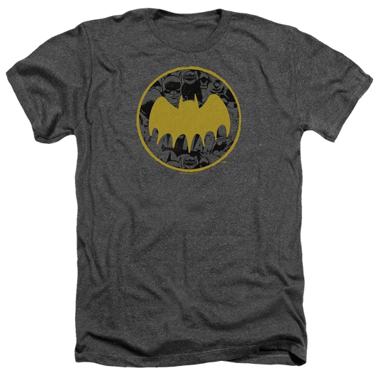 Batman Vintage Symbol Collage - Men's Heather T-Shirt