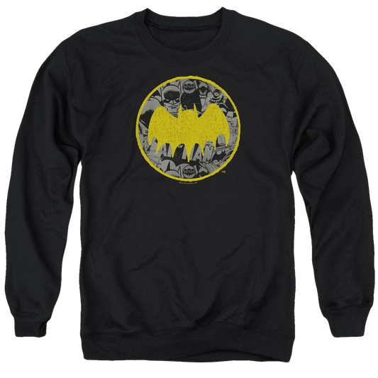 Batman Vintage Symbol Collage - Men's Crewneck Sweatshirt