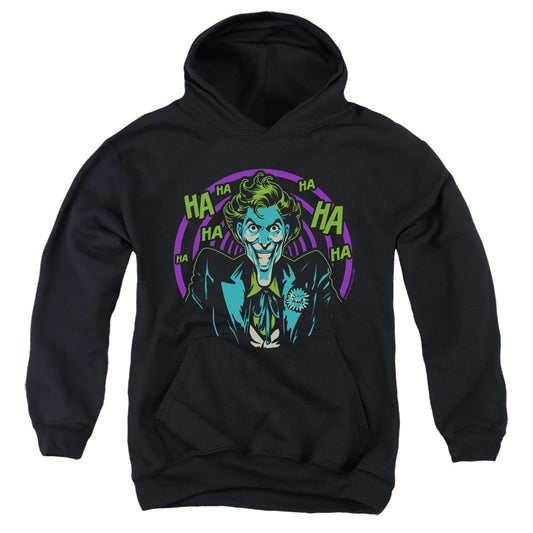 Batman Hahaha Kids Youth Hoodie Black