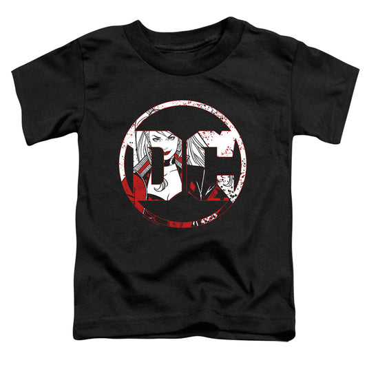 Batman Dc Logo Harley Toddler Kids Youth T Shirt Black