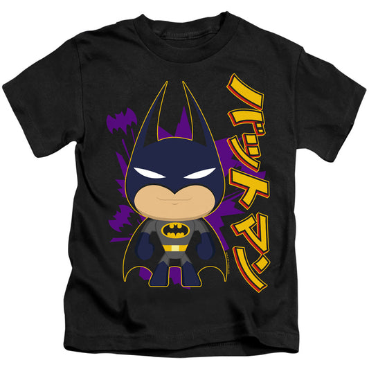 Batman Cute Kanji Juvenile Kids Youth T Shirt Black