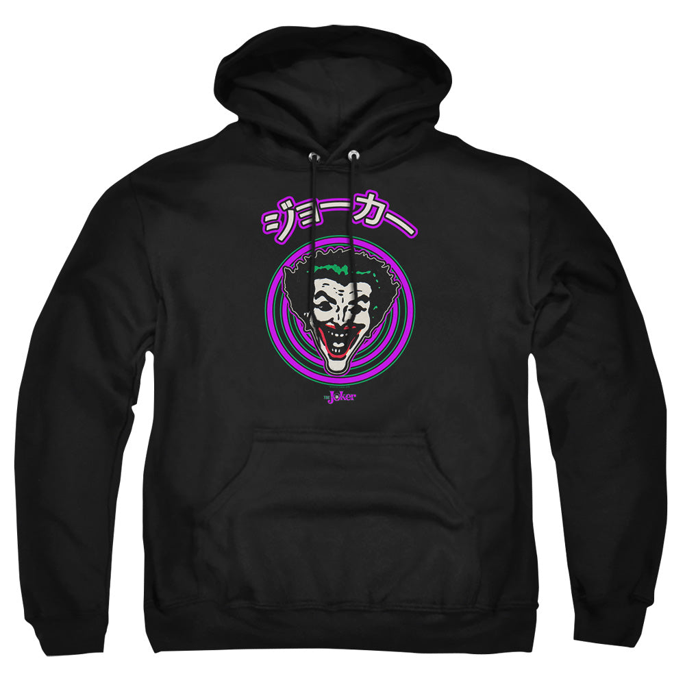 Batman Face Spiral Mens Hoodie Black
