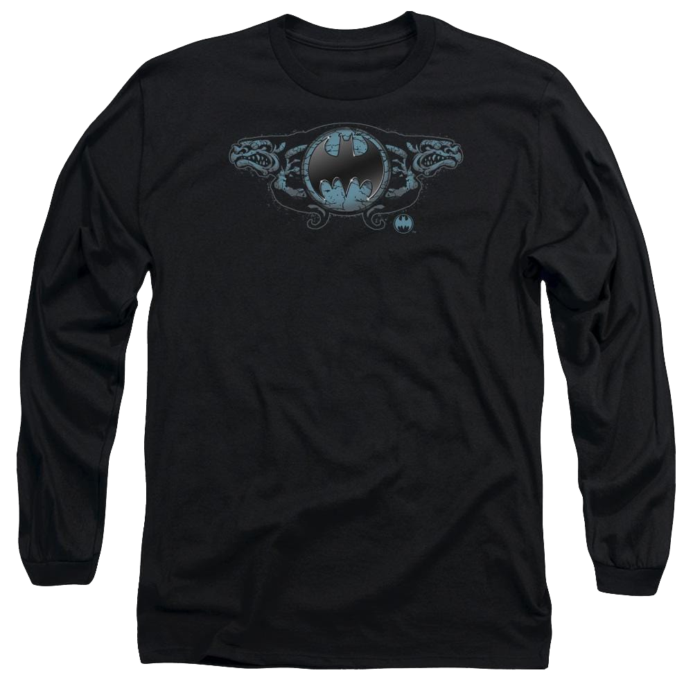 Batman Two Gargoyles Logo - Men's Long Sleeve T-Shirt