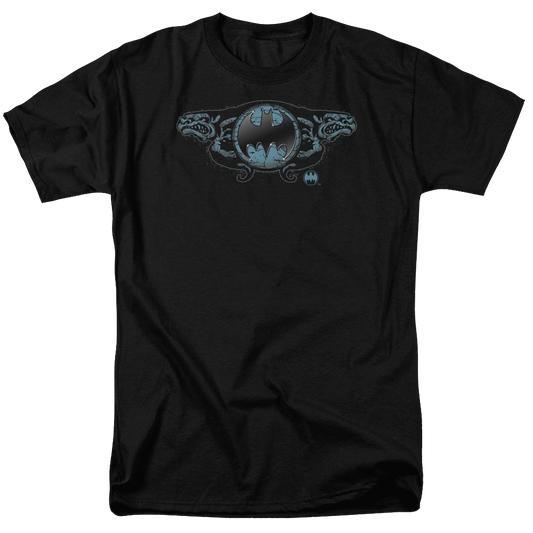 Batman Two Gargoyles Logo - Men's Regular Fit T-Shirt
