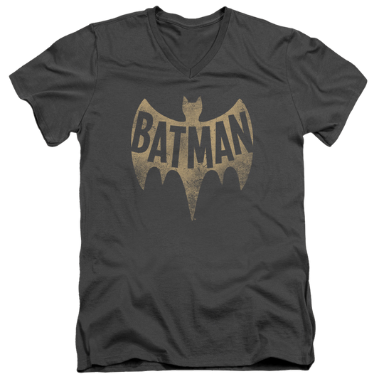 Batman - Classic TV Series Vintage Logo - Men's V-Neck T-Shirt