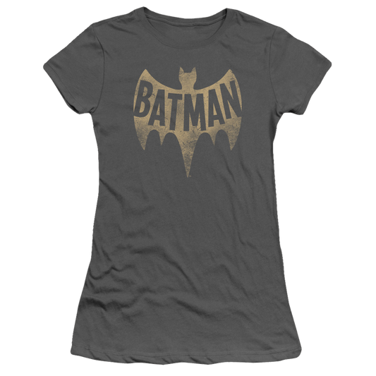 Batman - Classic TV Series Vintage Logo - Juniors T-Shirt