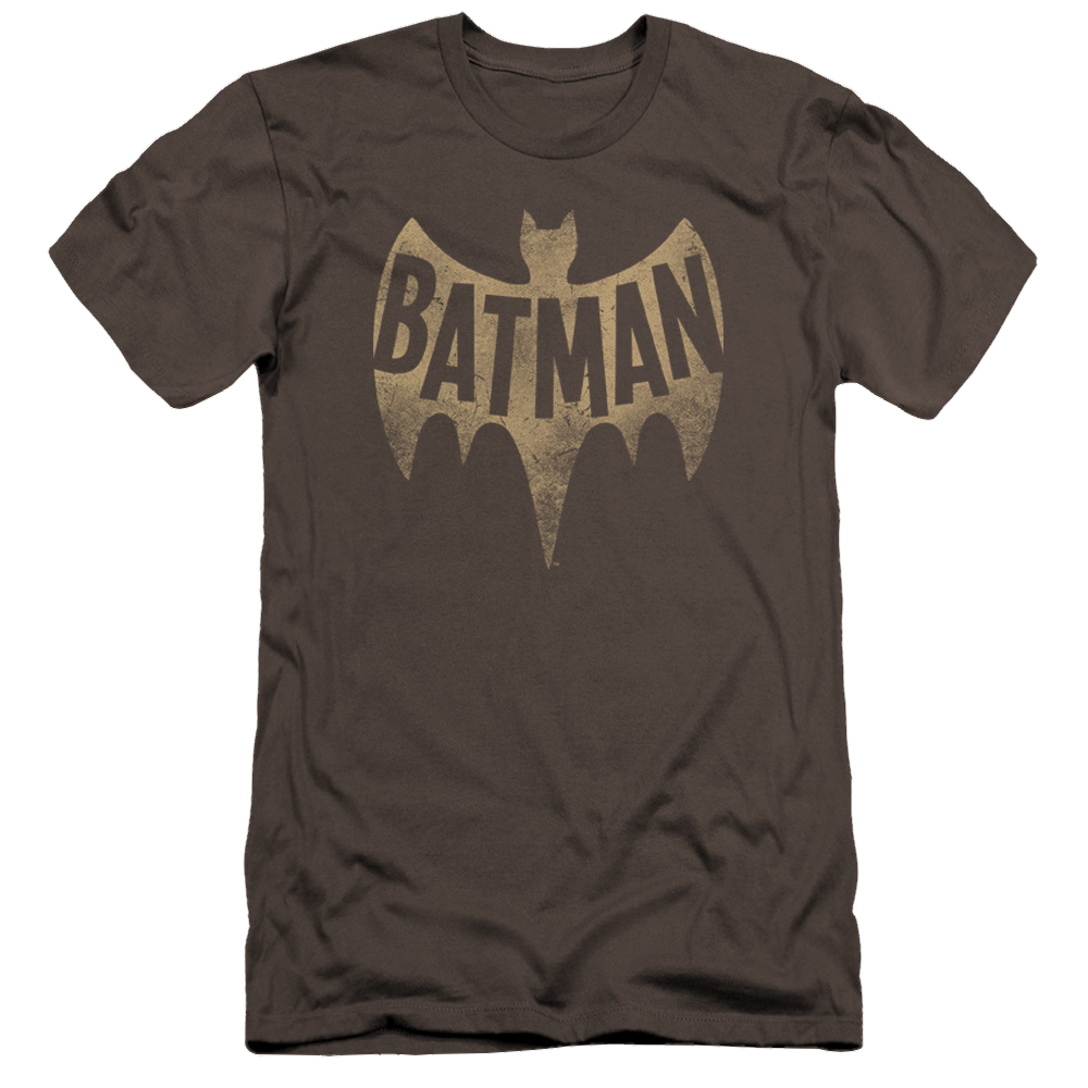 Batman - Classic TV Series Vintage Logo - Men's Premium Slim Fit T-Shirt