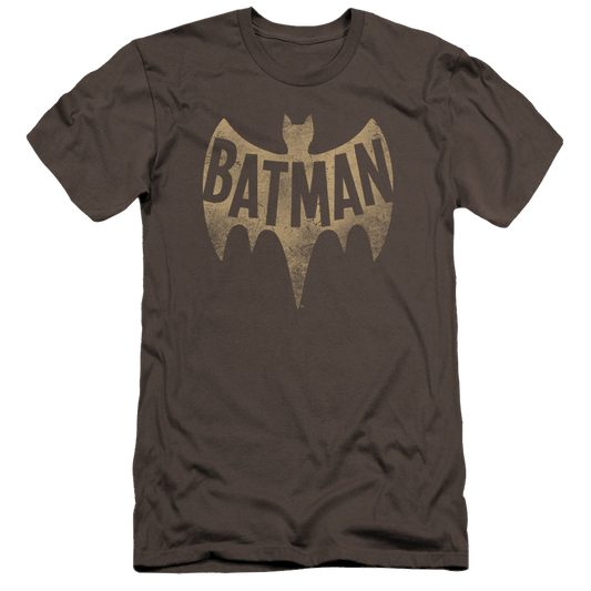 Batman - Classic TV Series Vintage Logo - Men's Premium Slim Fit T-Shirt