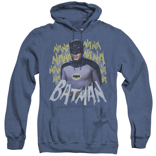 Batman Classic Tv Theme Song Heather Mens Hoodie Royal Blue