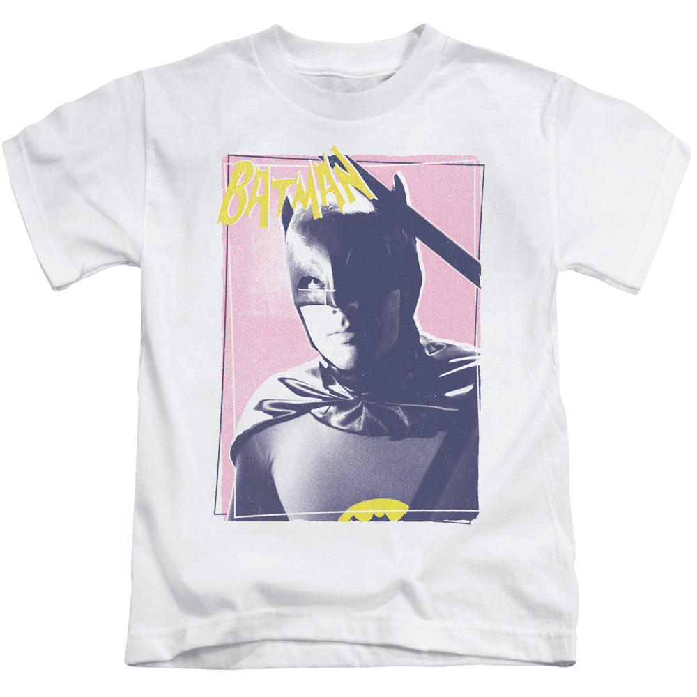 Batman Classic Tv Wayne 80s Juvenile Kids Youth T Shirt White