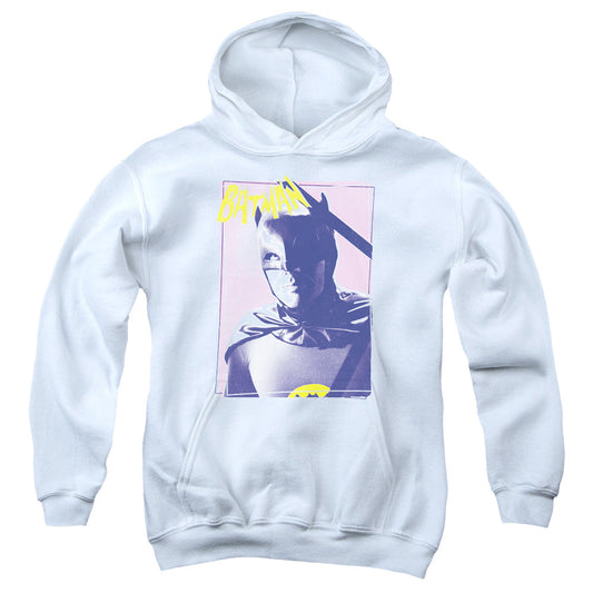Batman Classic Tv Wayne 80s Kids Youth Hoodie White