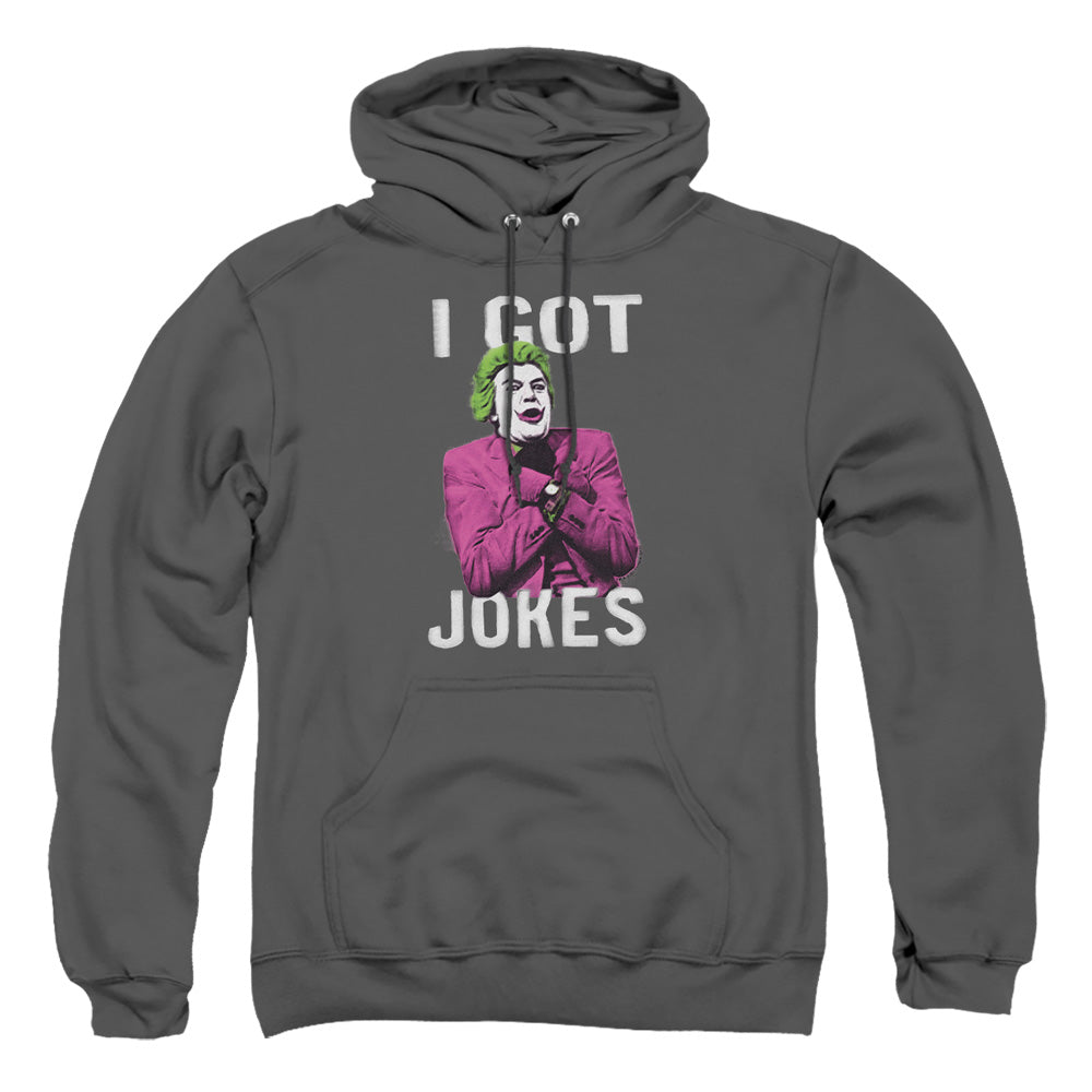 Batman Classic Tv Got Jokes Mens Hoodie Charcoal
