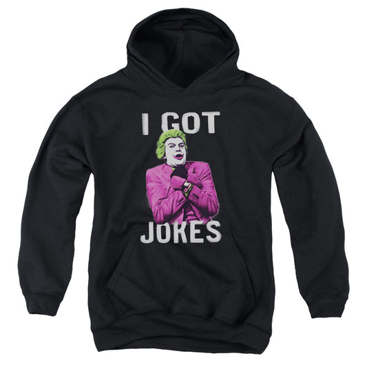 Batman Classic Tv Got Jokes Kids Youth Hoodie Black