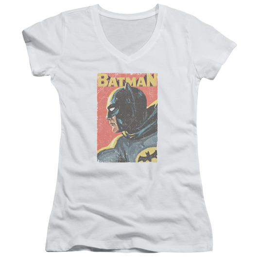 Batman - Classic TV Series Vintman - Juniors V-Neck T-Shirt