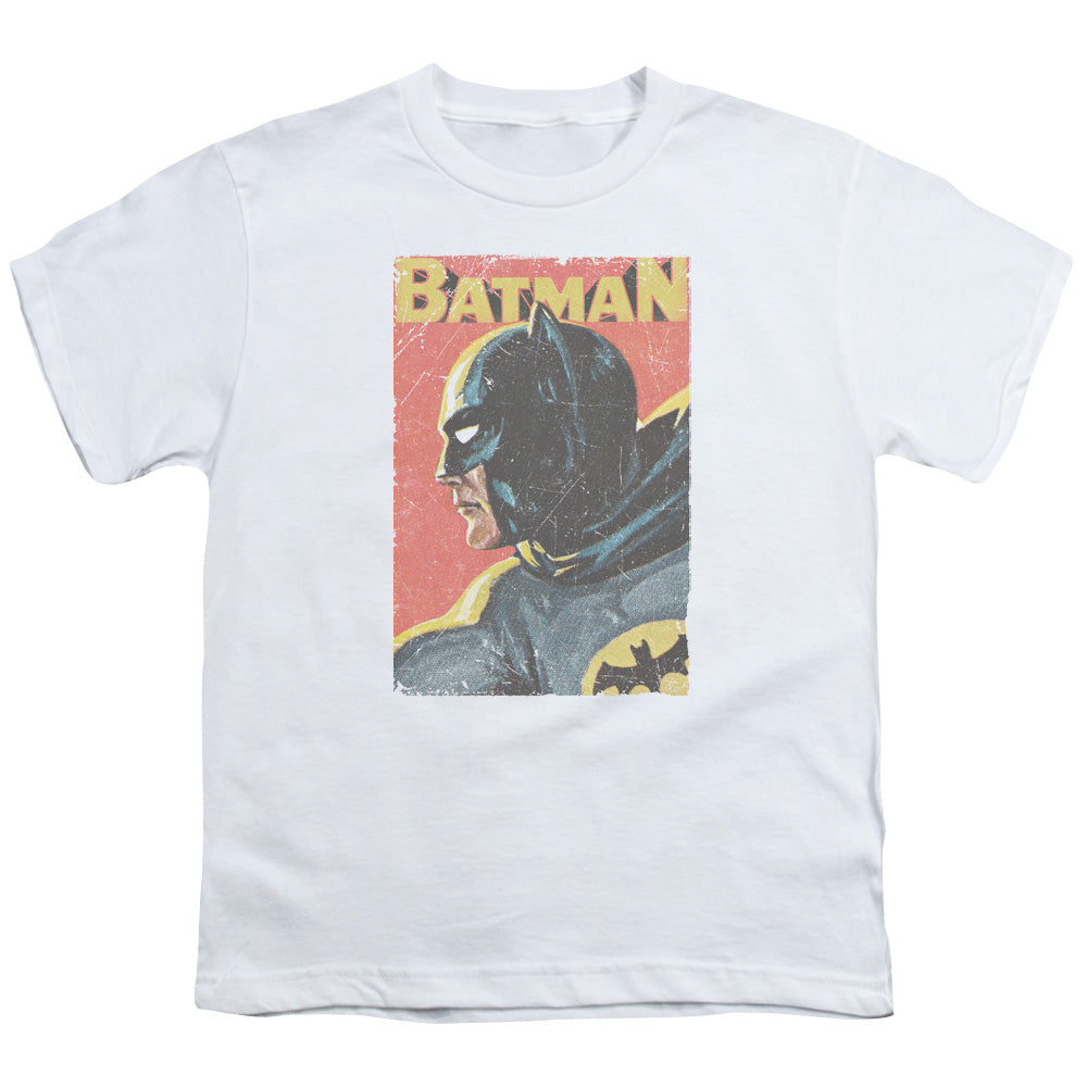 Batman Classic Tv Vintman Kids Youth T Shirt White