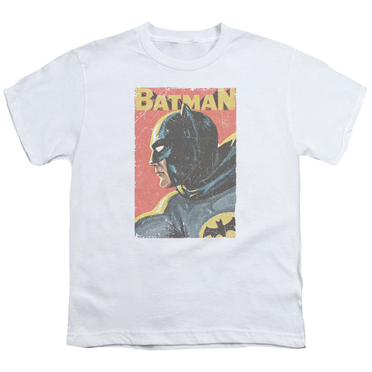 Batman Classic Tv Vintman Kids Youth T Shirt White