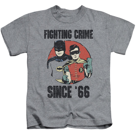 Batman Classic Tv Since 66 Juvenile Kids Youth T Shirt Athletic Heather