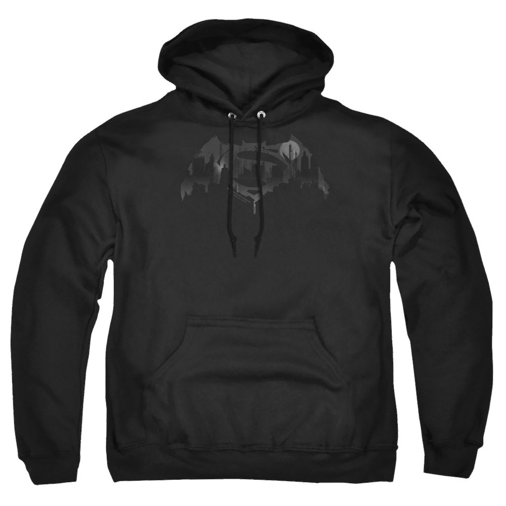 Batman v Superman Cityscape Logo - Pullover Hoodie Style001