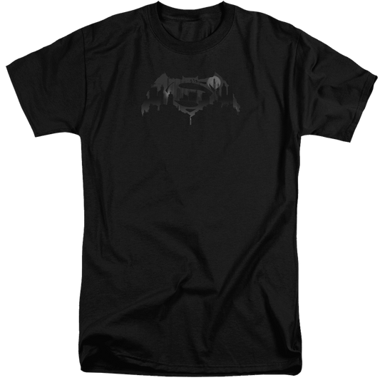 Batman v Superman Cityscape Logo - Men's Tall Fit T-Shirt Style001