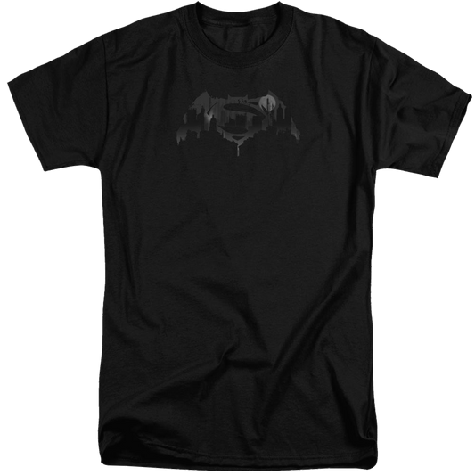 Batman v Superman Cityscape Logo - Men's Tall Fit T-Shirt