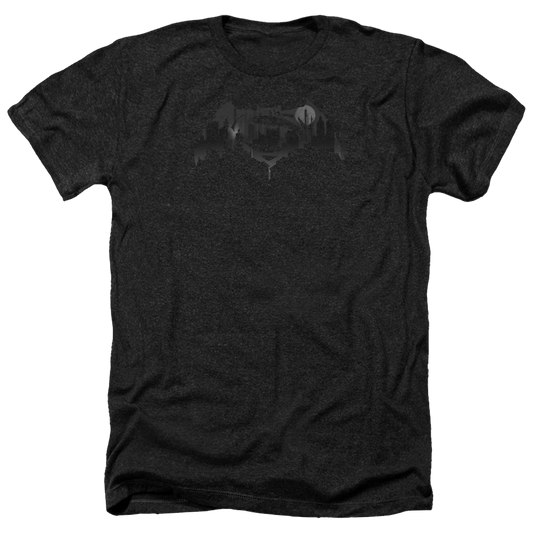 Batman v Superman Cityscape Logo - Men's Heather T-Shirt Style001
