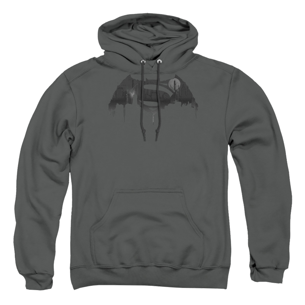 Batman v Superman Cityscape Logo - Pullover Hoodie Style002