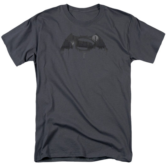 Batman v Superman Cityscape Logo - Men's Regular Fit T-Shirt Style002