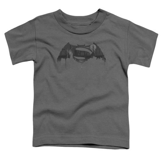 Batman v Superman Cityscape Logo - Kid's T-Shirt Style002