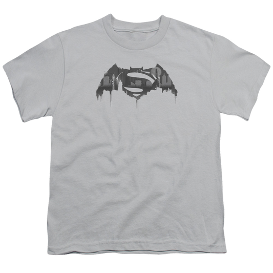 Batman v Superman Cityscape Logo - Youth T-Shirt Style004