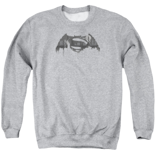 Batman v Superman Cityscape Logo - Men's Crewneck Sweatshirt Style003