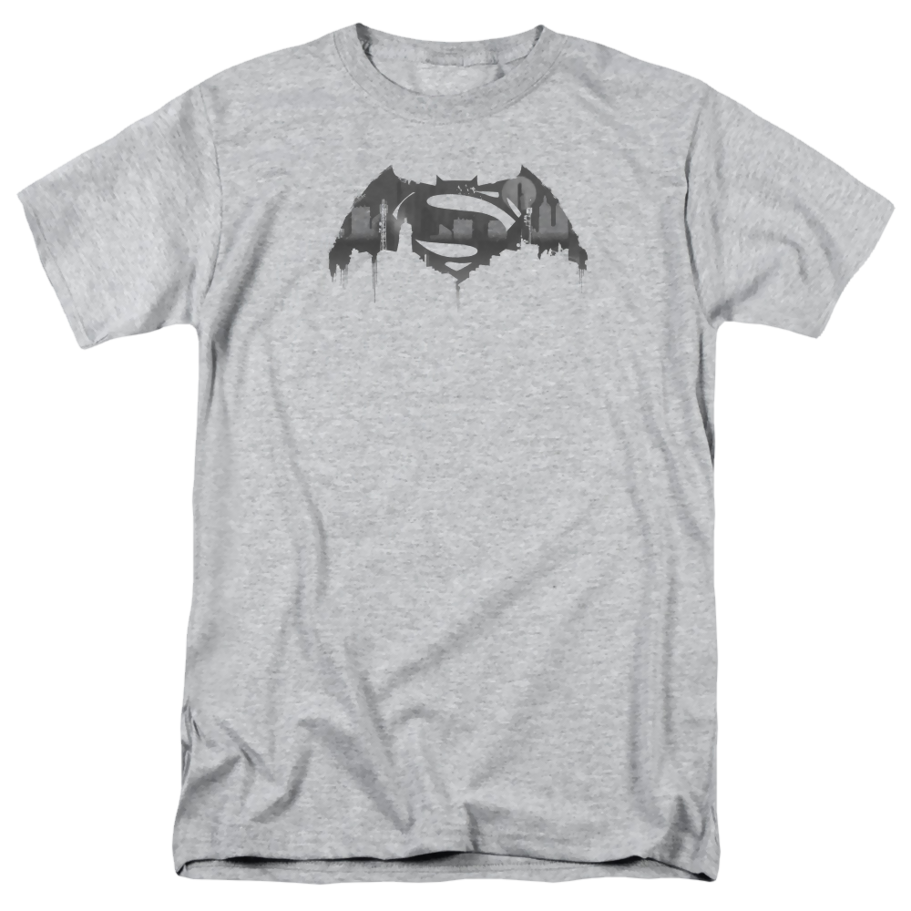Batman v Superman Cityscape Logo - Men's Regular Fit T-Shirt Style003