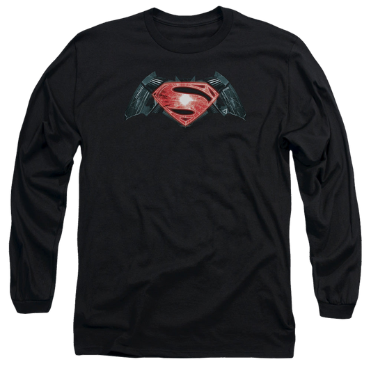 Batman v Superman Industrial Logo - Men's Long Sleeve T-Shirt Style001