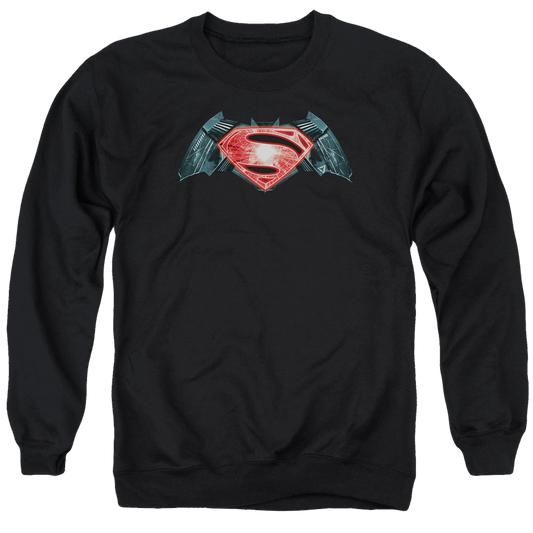 Batman v Superman Industrial Logo - Men's Crewneck Sweatshirt
