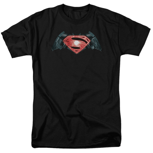 Batman v Superman Industrial Logo - Men's Regular Fit T-Shirt