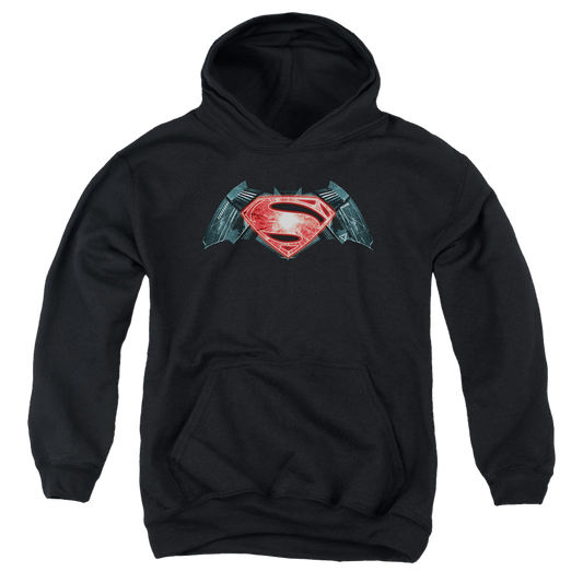 Batman v Superman Industrial Logo - Youth Hoodie Style001