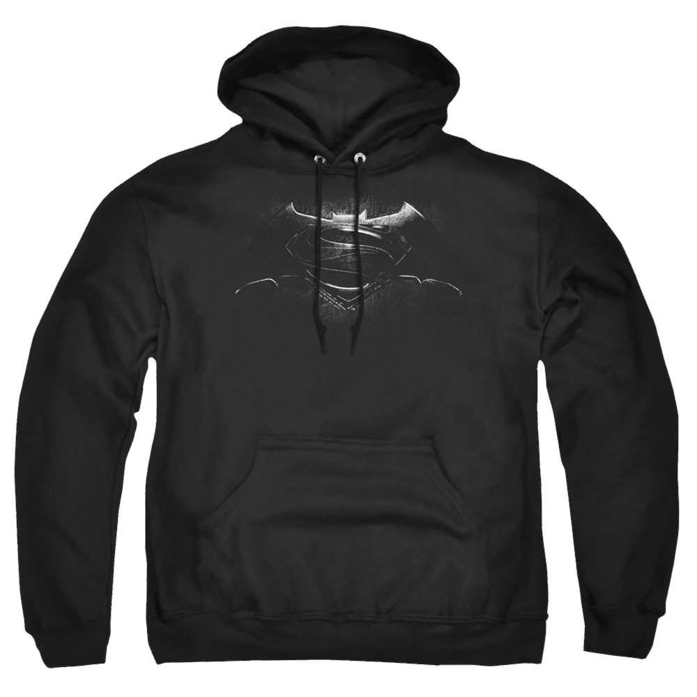 Batman v Superman Bw Logo - Pullover Hoodie Style004