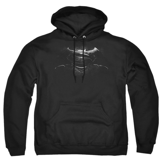Batman v Superman Bw Logo - Pullover Hoodie