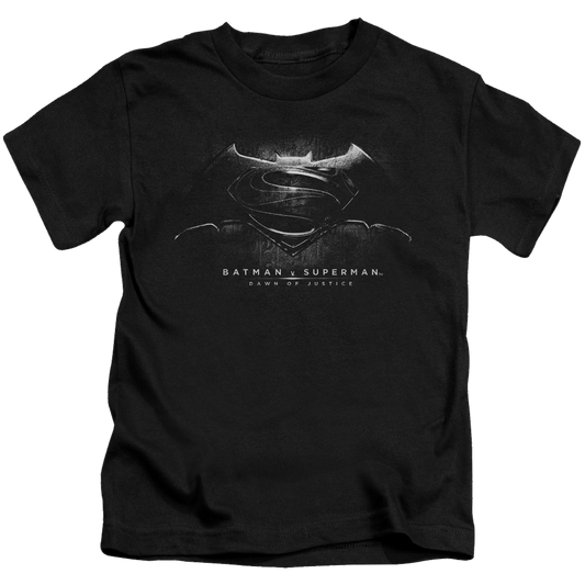 Batman v Superman Bw Logo - Kid's T-Shirt Style008