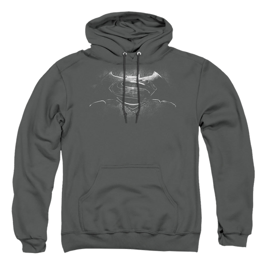 Batman v Superman Bw Logo - Pullover Hoodie Style001