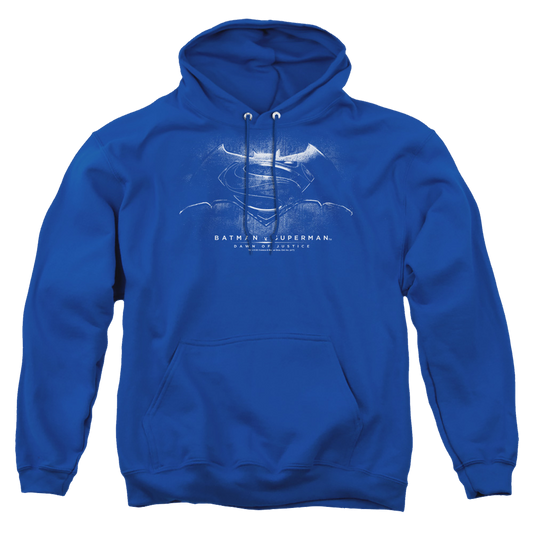Batman v Superman Bw Logo - Pullover Hoodie Style006