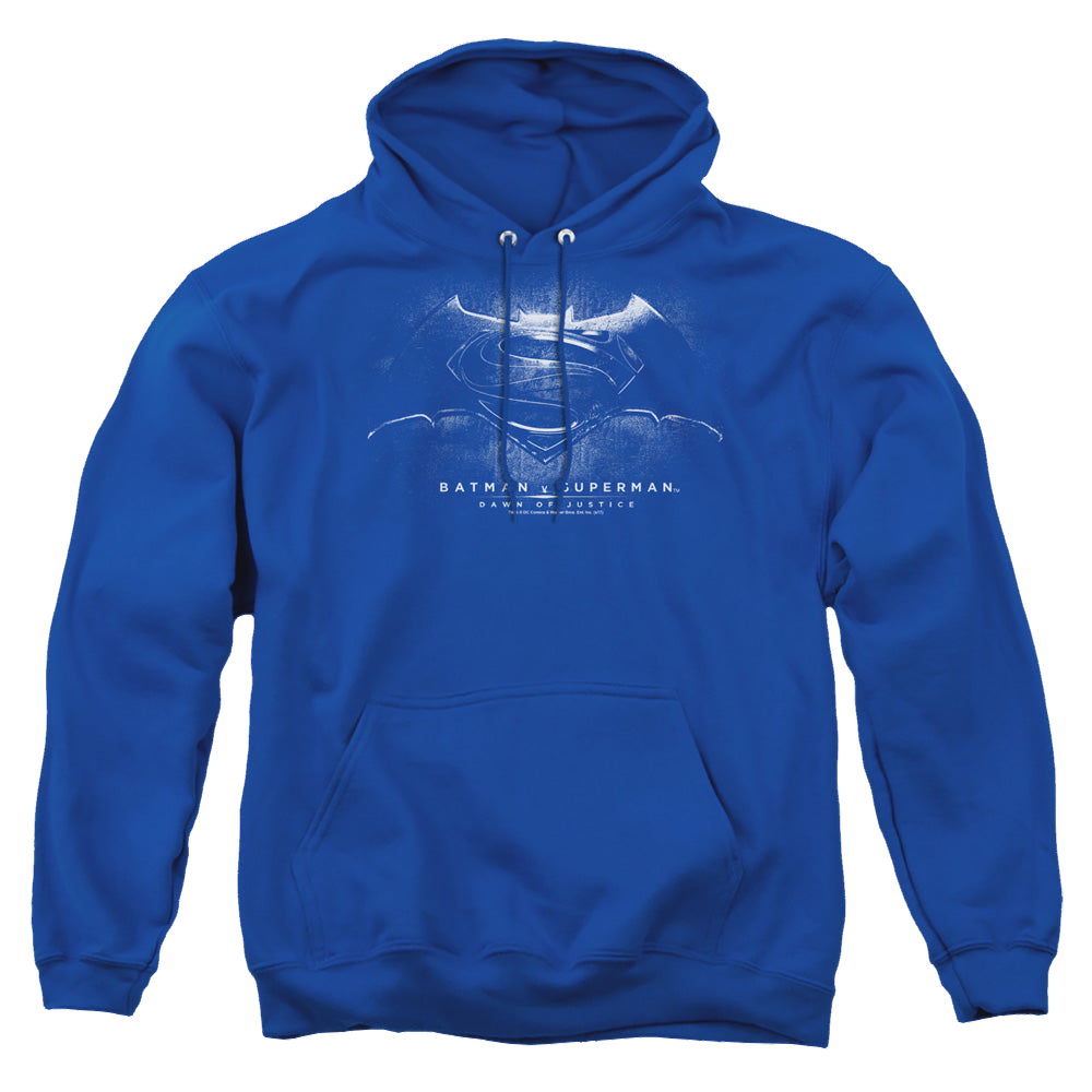 Batman v Superman Bw Logo - Pullover Hoodie Style003