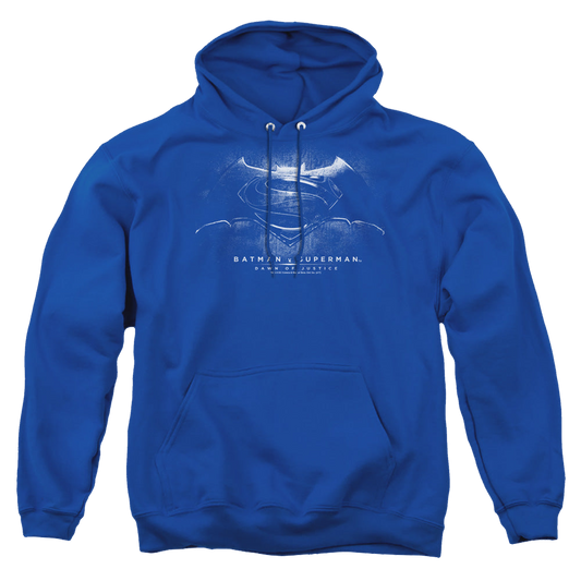 Batman v Superman Bw Logo - Pullover Hoodie Style003