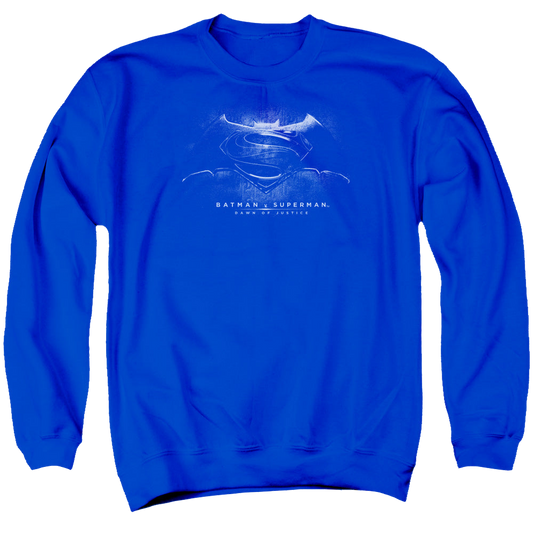 Batman v Superman Bw Logo - Men's Crewneck Sweatshirt Style003