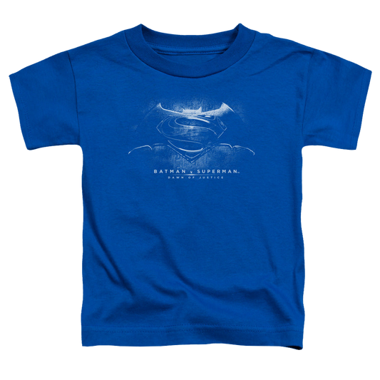 Batman v Superman Bw Logo - Kid's T-Shirt Style002