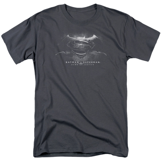 Batman v Superman Bw Logo - Men's Regular Fit T-Shirt Style007