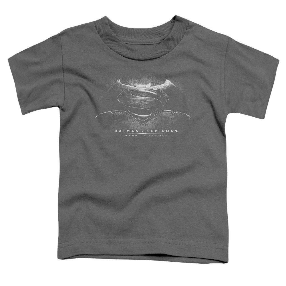 Batman v Superman Bw Logo - Kid's T-Shirt Style003