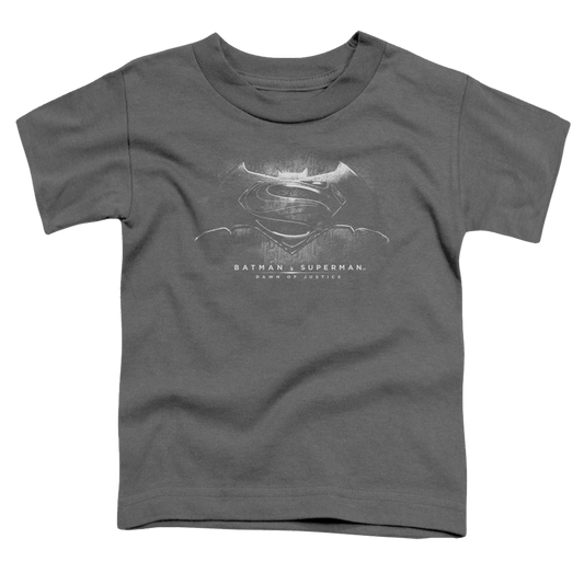Batman v Superman Bw Logo - Kid's T-Shirt Style003